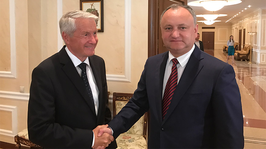 Secretary General Jagland on official visit to the Republic of Moldova