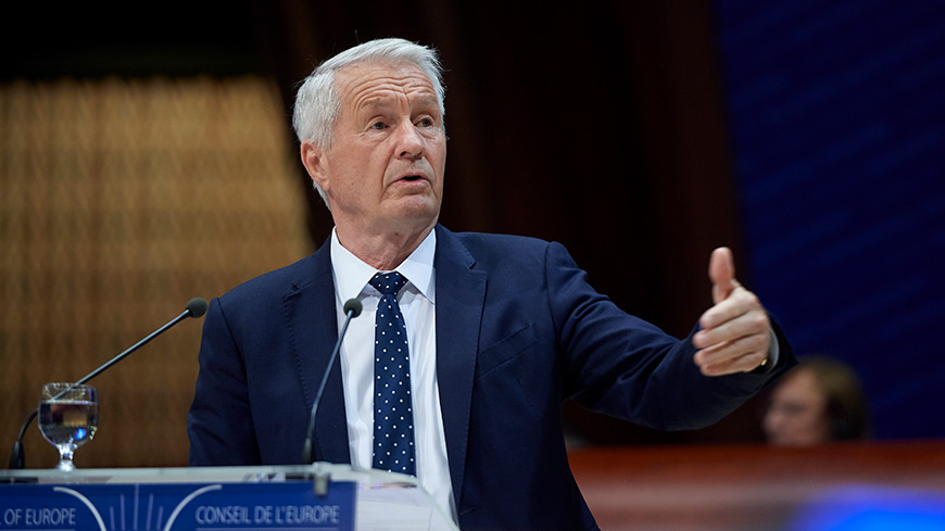 Il Segretario generale Jagland afferma che i finanziamenti del bilancio ordinario del Consiglio d’Europa dovrebbero provenire dagli Stati membri e non dall’Ue