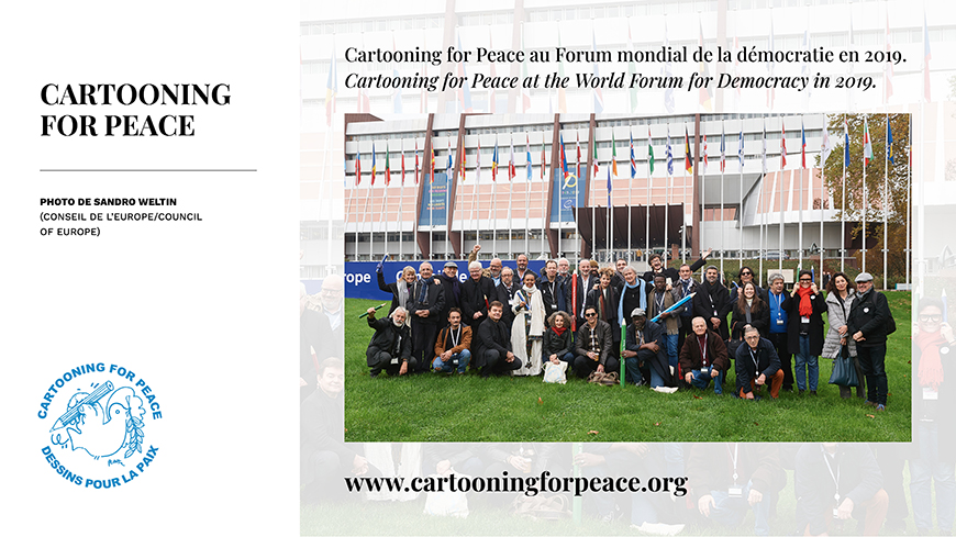 10 ans de collaboration avec Cartooning for Peace