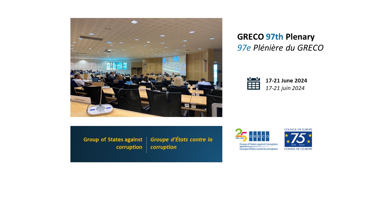 GRECO 97th Plenary Meeting (17 – 21 June 2024)