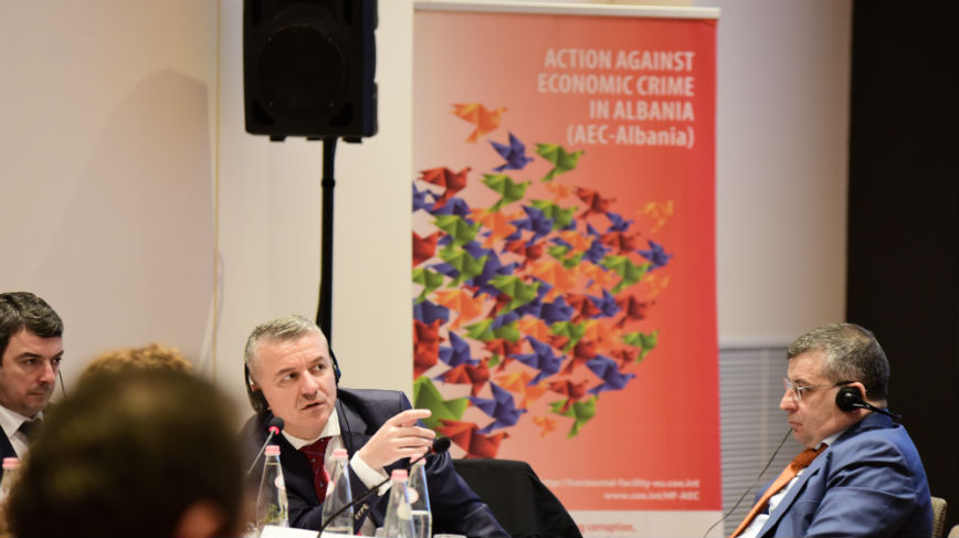 Strengthen the criminal justice capacities on “Investigation, Prosecution and Adjudication of Money Laundering” in Albania