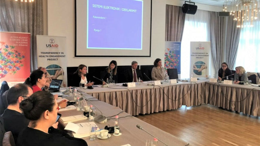 Introduction of the new e-platform for asset declarations to civil society, state institutions and international organisations in Albania