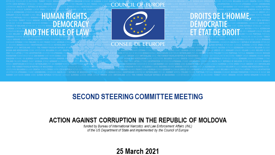 Steering Committee of the Action against Corruption in the Republic of Moldova discusses progress and next priorities