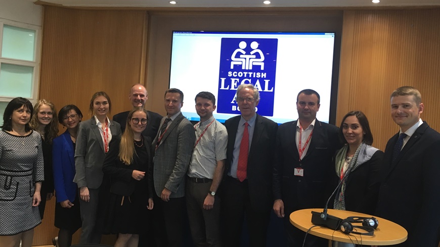 Study Visit of the Ukrainian Delegation to the Legal Aid Board of Scotland