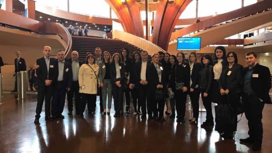 Study Visit of the XIII Group of Justice Students to Strasbourg