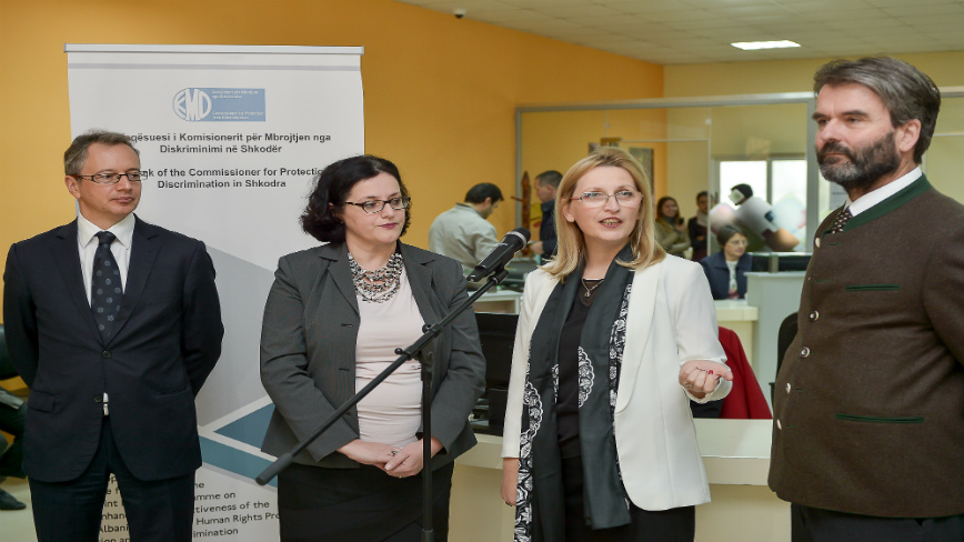 Pilot desks of the Commissioner for Protection from Discrimination opened in Shkodra, Gjirokastra and Korça