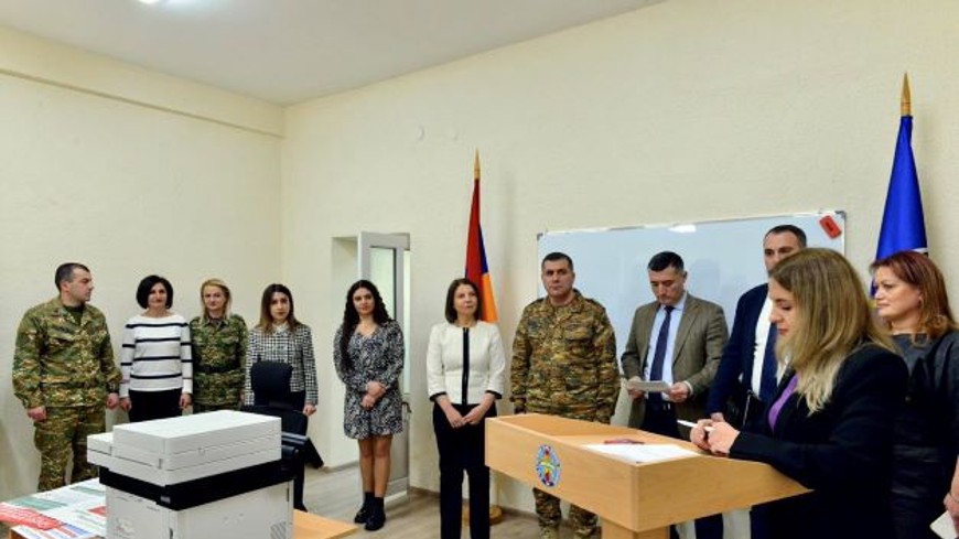 Human Rights Lecture Room opening in the Military University of the Ministry of Defence of Armenia named after V. Sargysan marks introduction of human rights approach in the military education