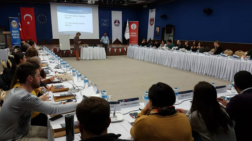 In-service Training Seminar on Individual Application Procedure for Lawyers in Edirne and Tekirdağ