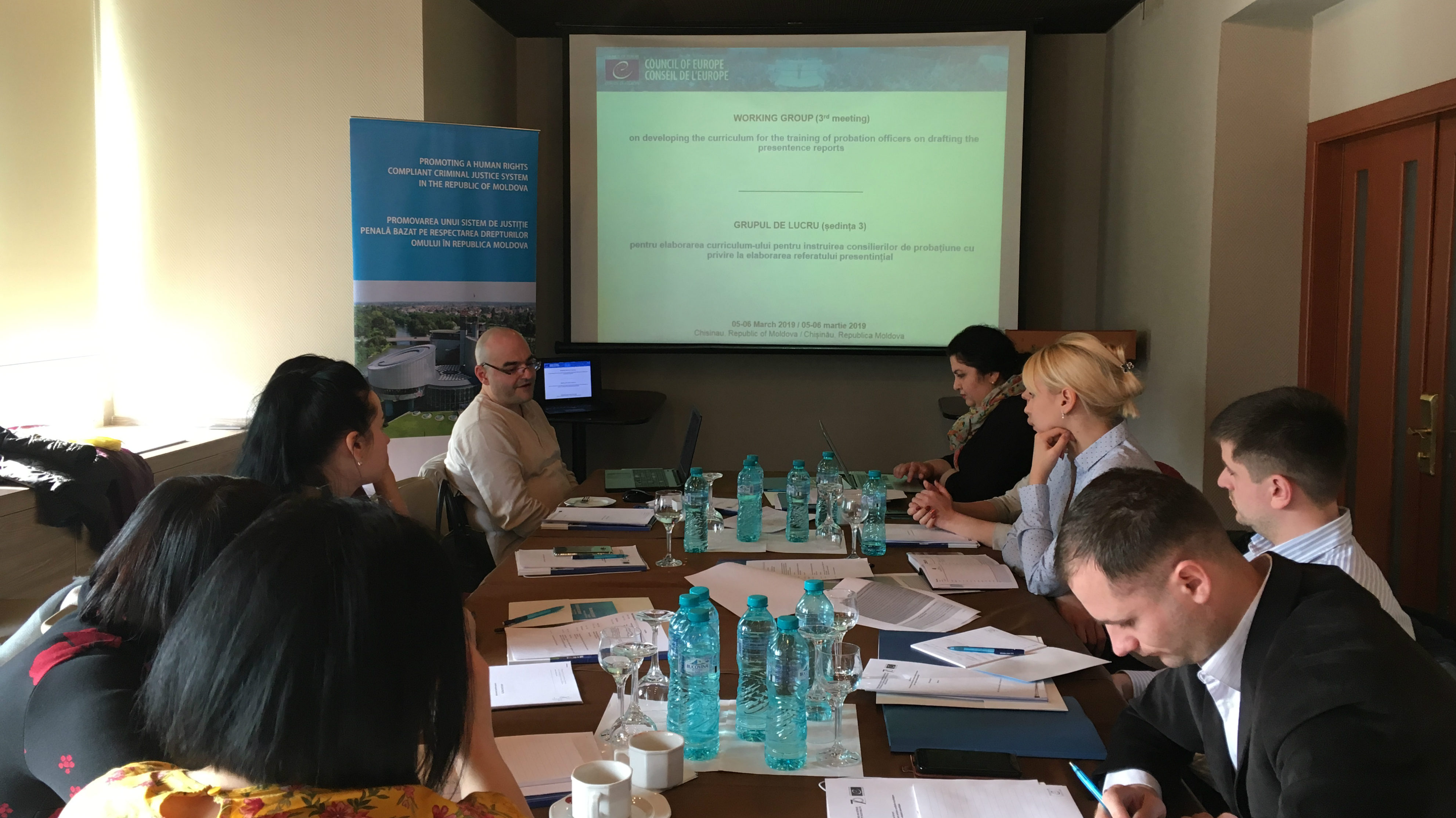 Third Working Group session on developing the curriculum for the training of probation officers on drafting the presentence reports in the Republic of Moldova