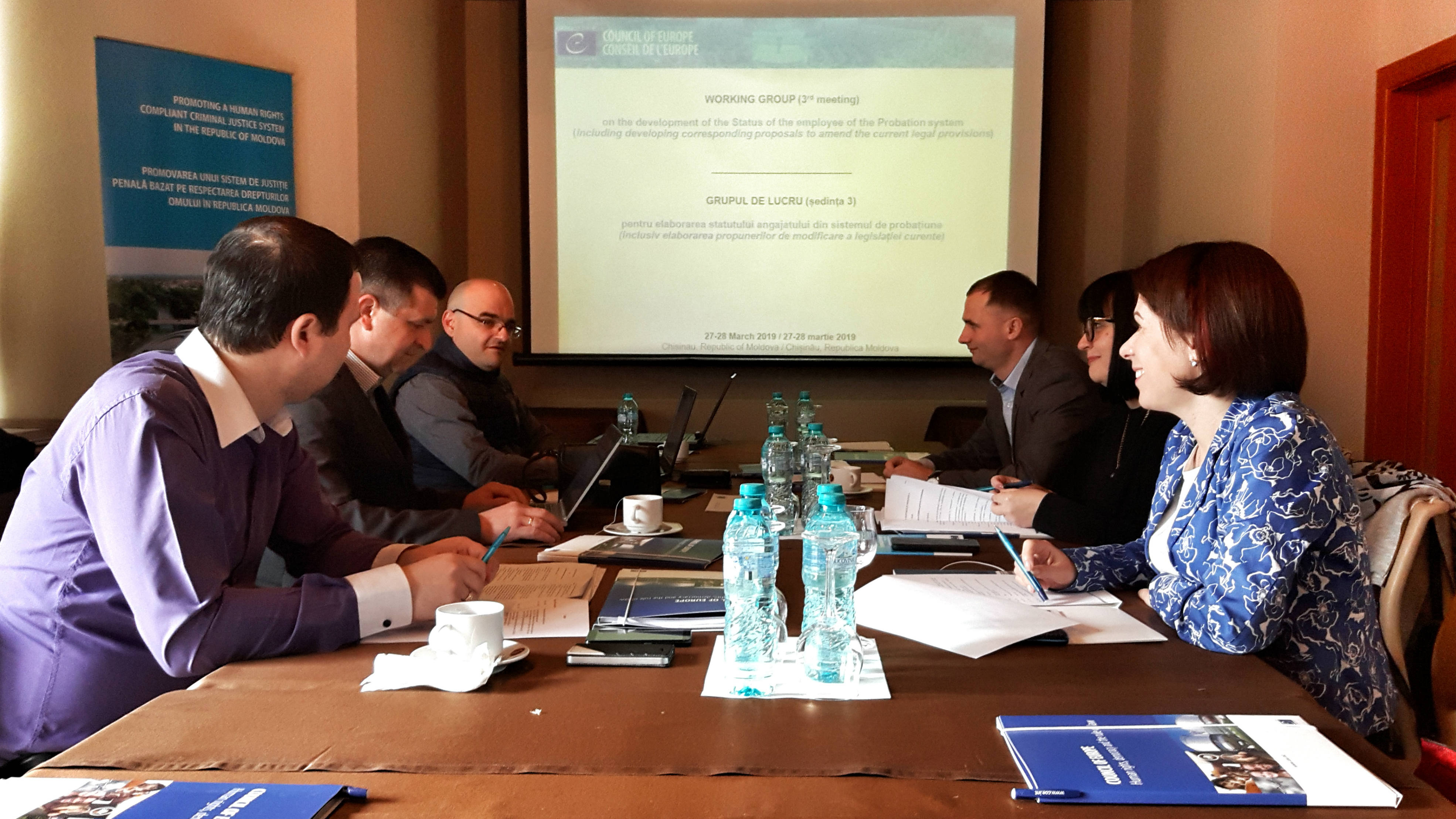 Third Working Group session on revising the status of the probation employee in the Republic of Moldova