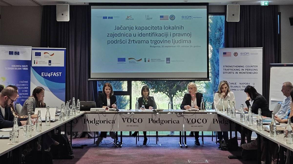 Montenegro takes action to strengthen local response to human trafficking and boost victim support