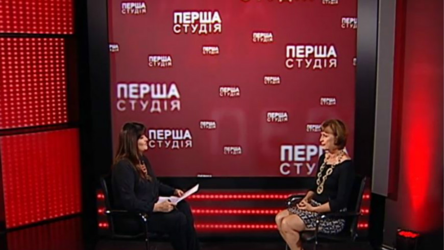 Interview de Verena Taylor à la télévision ukrainienne