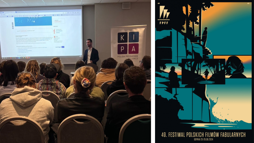 Alex Traila présente le programme pilote pour la coproduction de séries au festival du film polonais