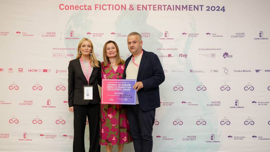 Prix pour le développement de coproductions de séries du Conseil de l'Europe : 1er gagnant à Conecta FICTION & ENTERTAINMENT