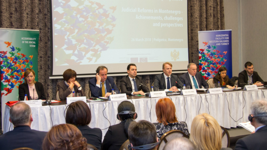 Round Table: Judicial reform in Montenegro – achievements, challenges, perspectives © CoE