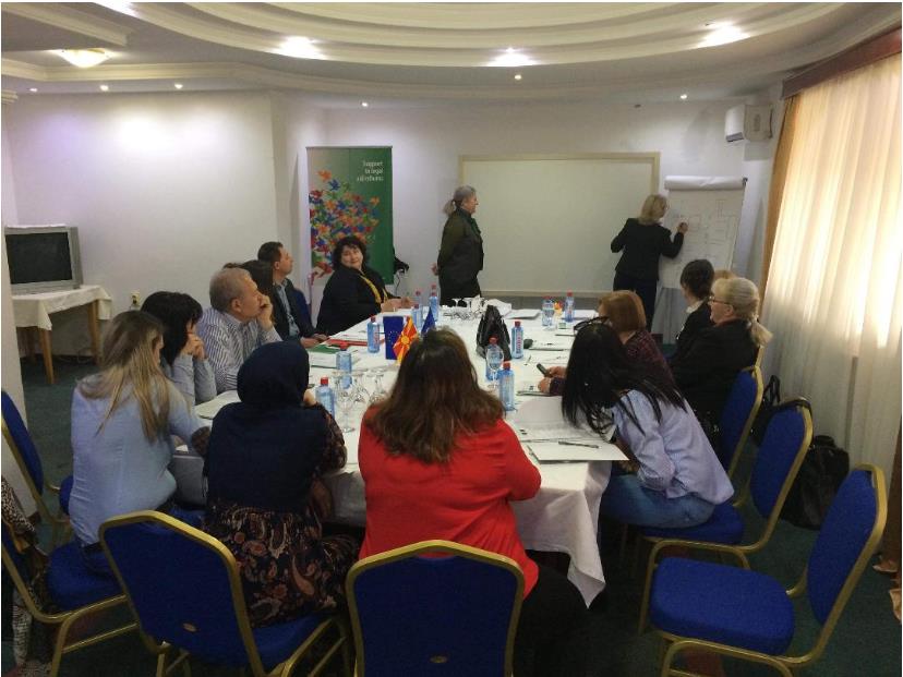 Trainings on changes in the free legal aid system in North Macedonia © CoE