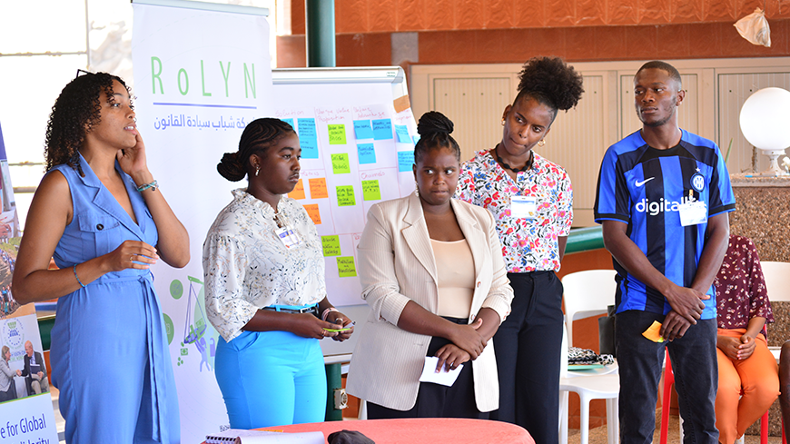 Zoom in on the African University on Youth and Development: the participants present their main results.