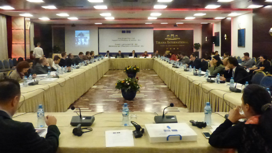 National conference on judicial time management in Albanian courts and Court Coaching Meetings