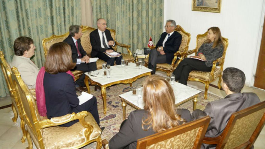 The Minister of Justice of Tunisia meets with a delegation of the European Commission for the Efficiency of Justice