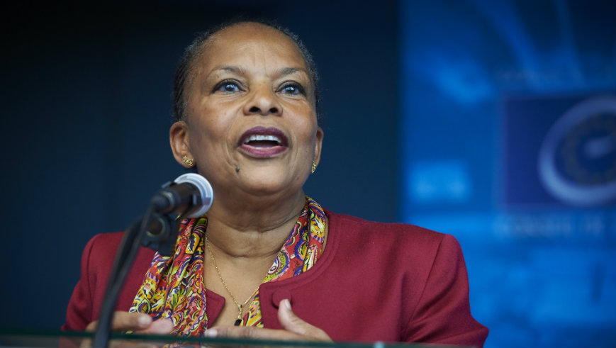 Christiane TAUBIRA : "Efficacité et indépendence du système judiciaire"