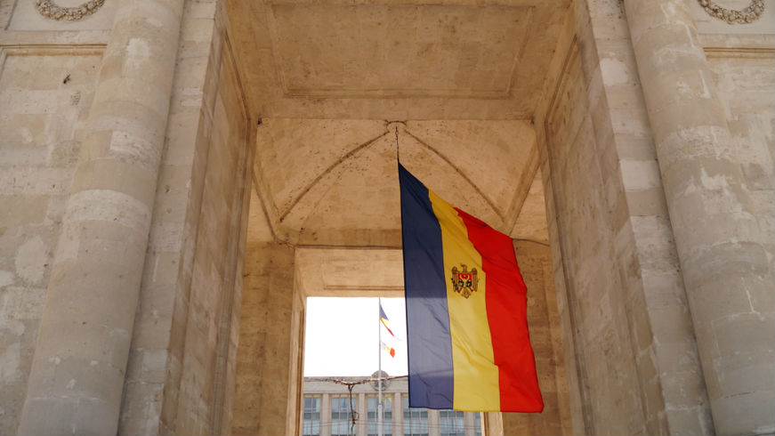 Triumphal Arch in Chisinau, Moldova