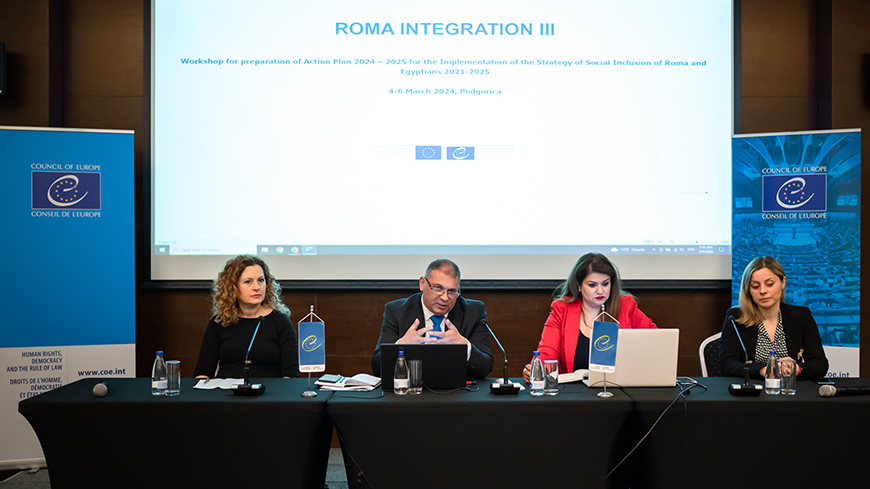 Workshop on the 2024 – 2025 Action Plan  for the implementation of the Strategy for Social Inclusion of Roma and Egyptians 2021-2025 in Montenegro