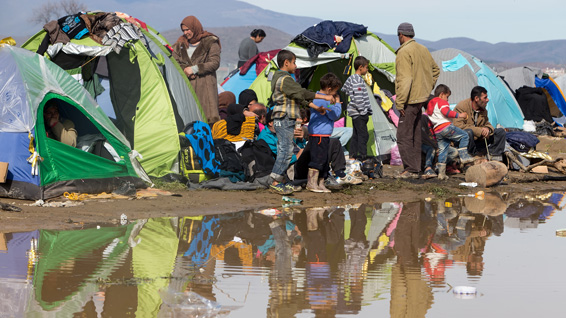 Idomeni camp, Greece ©Shutterstock