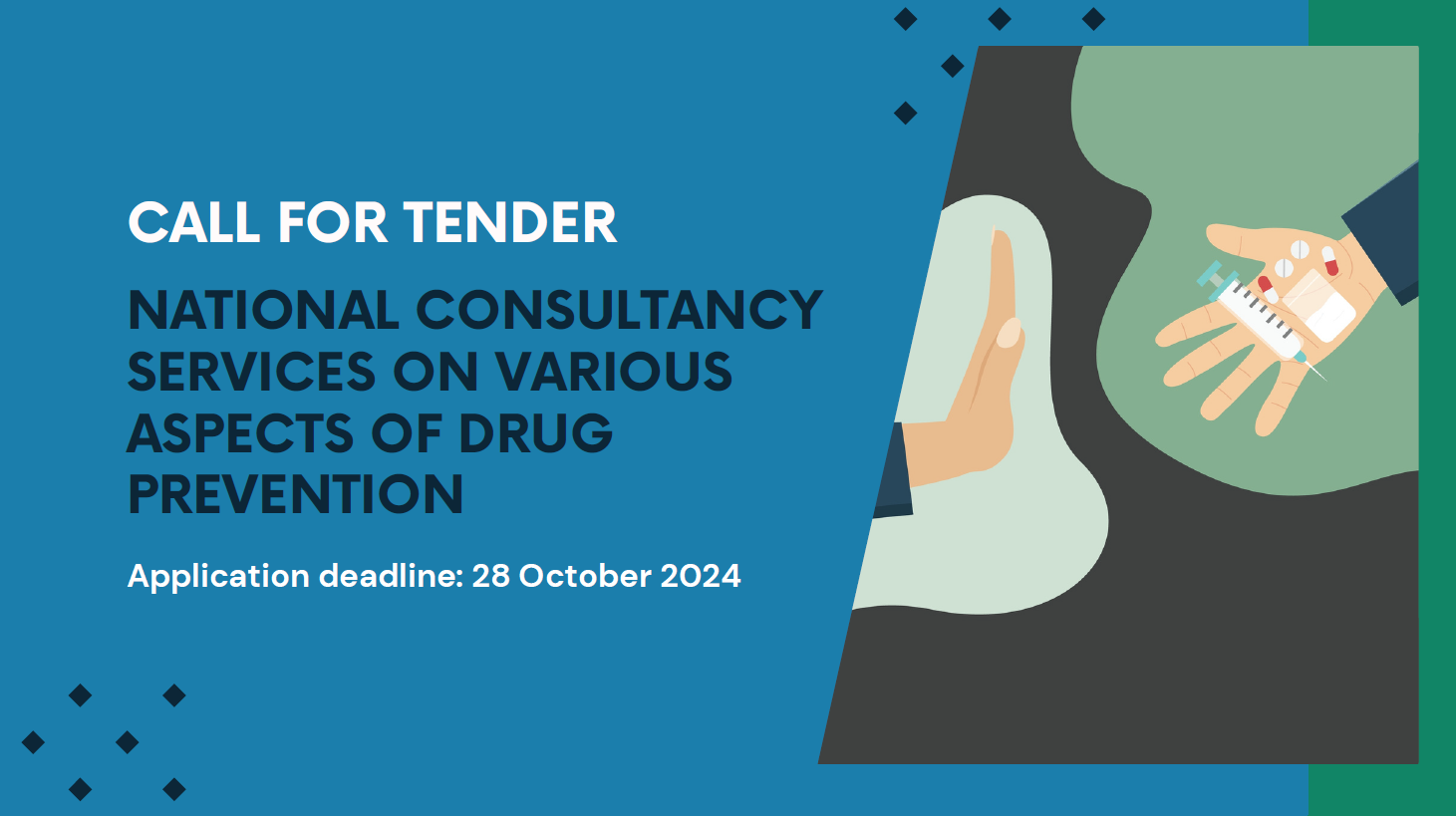 Call for tender - national consultancy services on various aspects of drug prevention