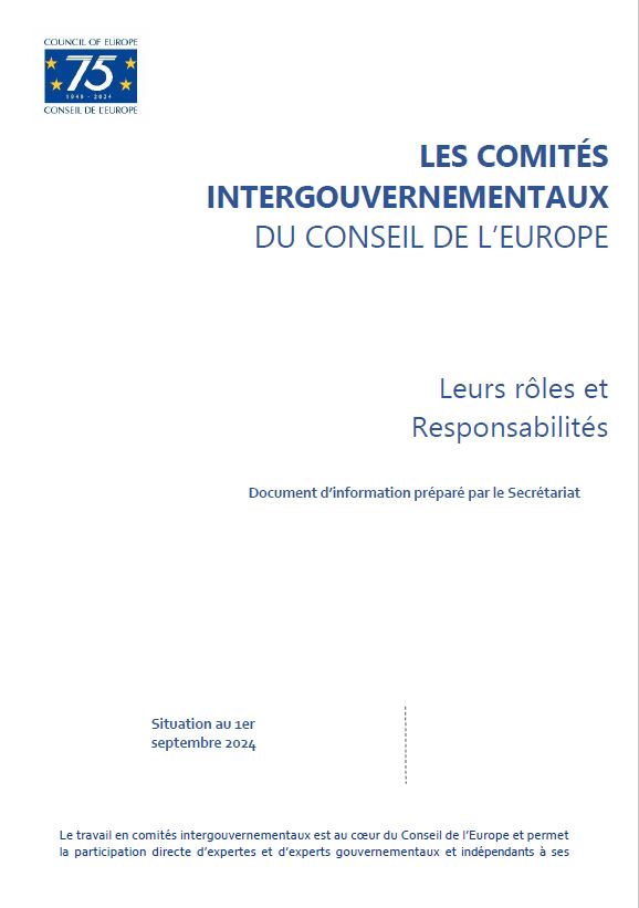 Comités Intergouvernementaux du Conseil de l'Europe