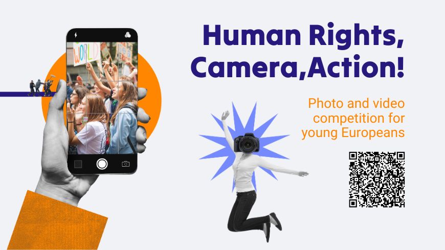 Права людини, камера, мотор! – Рада Європи запускає конкурс фото- та відеоробіт для європейської молоді