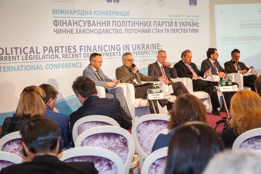 Council of Europe, representatives of national authorities and civil society organisations discussed recent developments and perspectives of political parties financing in Ukraine