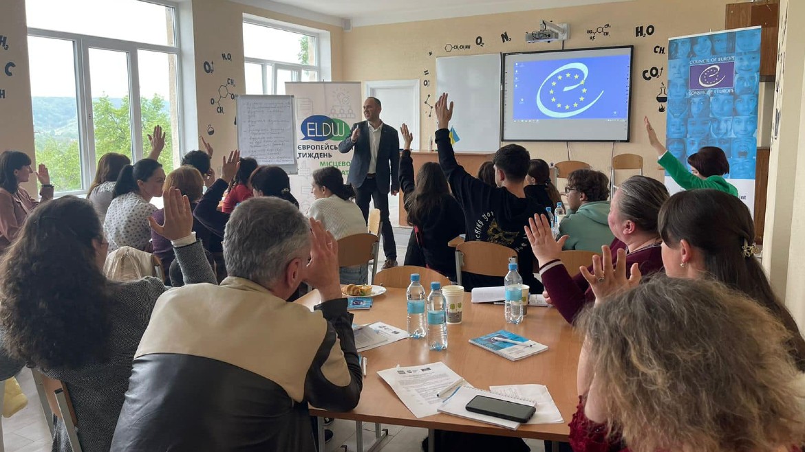 Active citizens: the key to community development. The Council of Europe project on civic participation held the first round of workshops for residents of Lviv amalgamated community