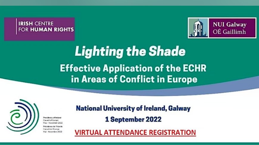 Academic Conference “Lighting the Shade: Effective Application of ECHR in Areas of Conflict in Europe”