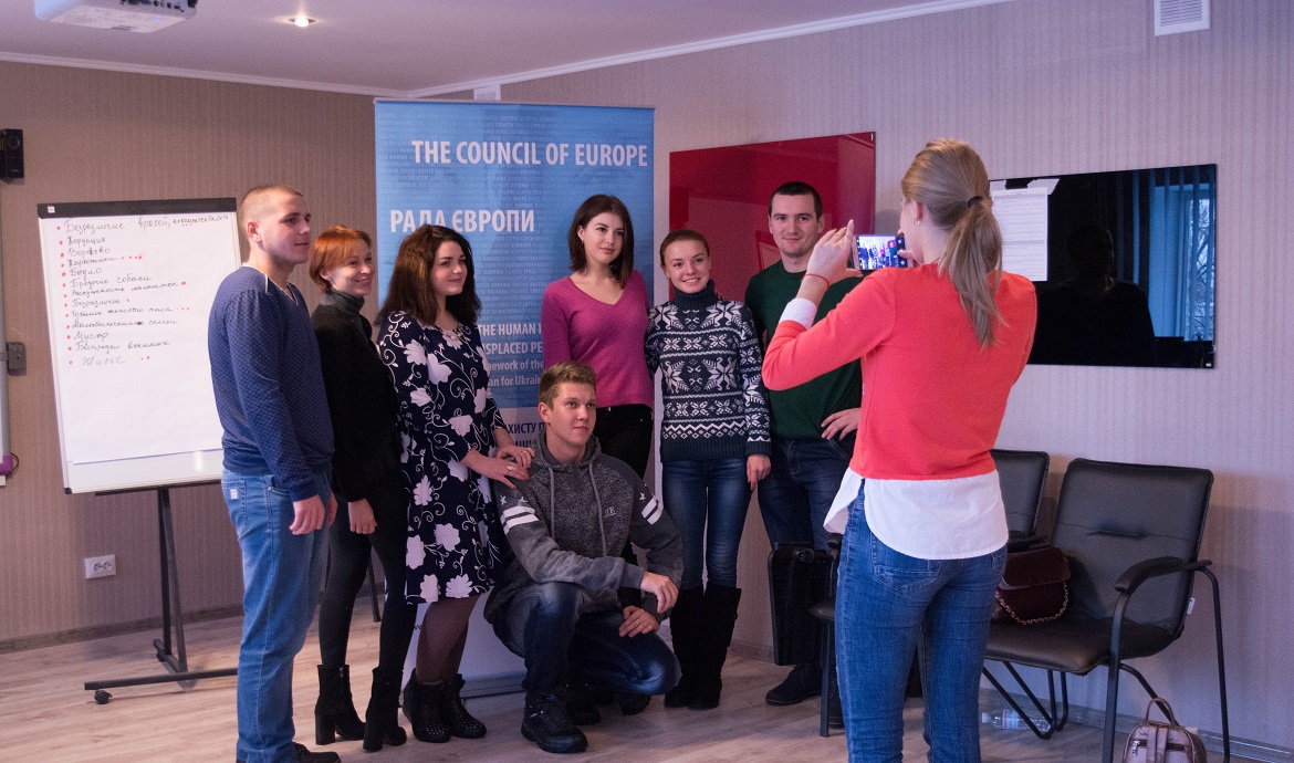 The Project “Strengthening the Human Rights Protection of Internally Displaced Persons in Ukraine” is finalized in Luhansk region by supporting integration activity for students