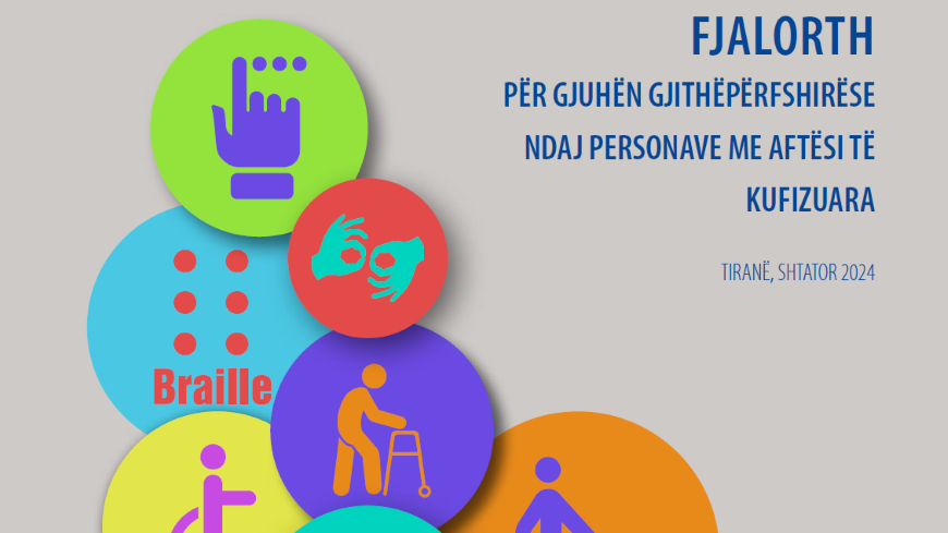 First dictionary to promote inclusive language towards persons with disabilities launches in Albania