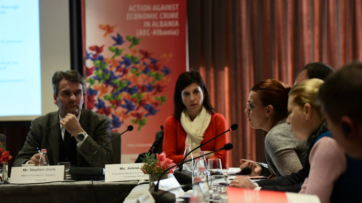 Steering Committee meeting of the Action against Economic Crime in Albania