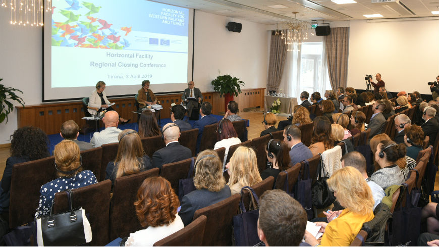 Konferenca rajonale e mbylljes se programin “Instrumenti Horizontal” demonstron përfitime për shoqëritë e Ballkanit Perëndimor