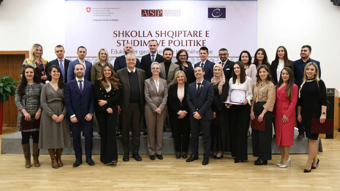 Graduation ceremony of Albanian School of Political Studies 2019