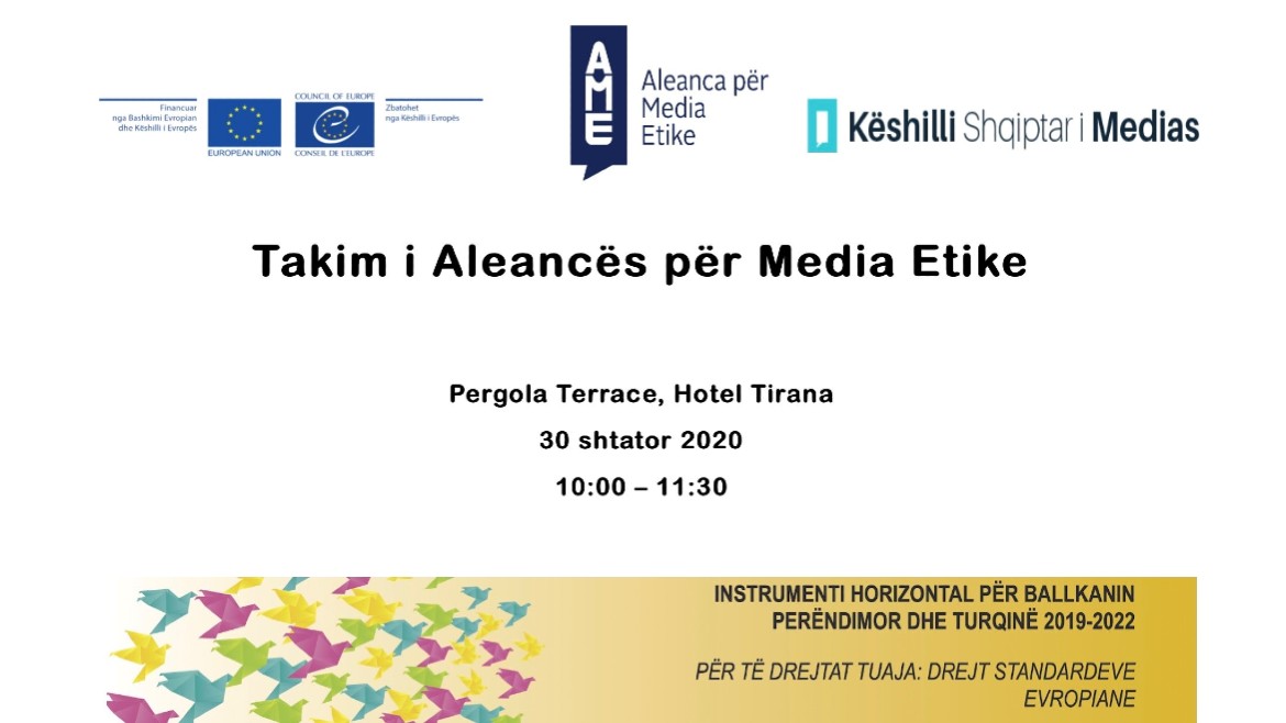 Albanian Alliance for Ethical Media Establishes Self-Regulation Mechanisms