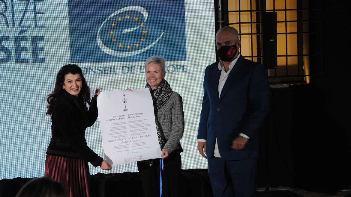 “House of Leaves” in Tirana receives 2020 Council of Europe Museum Prize