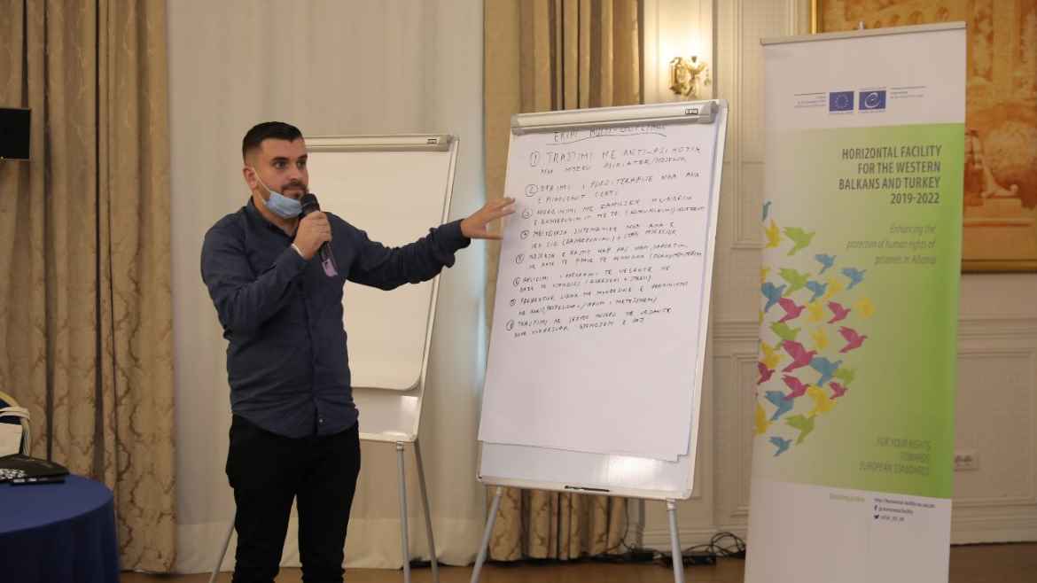 Albanian prison professionals increase their knowledge on Council of Europe standards on mental health disorders and suicide/harm prevention