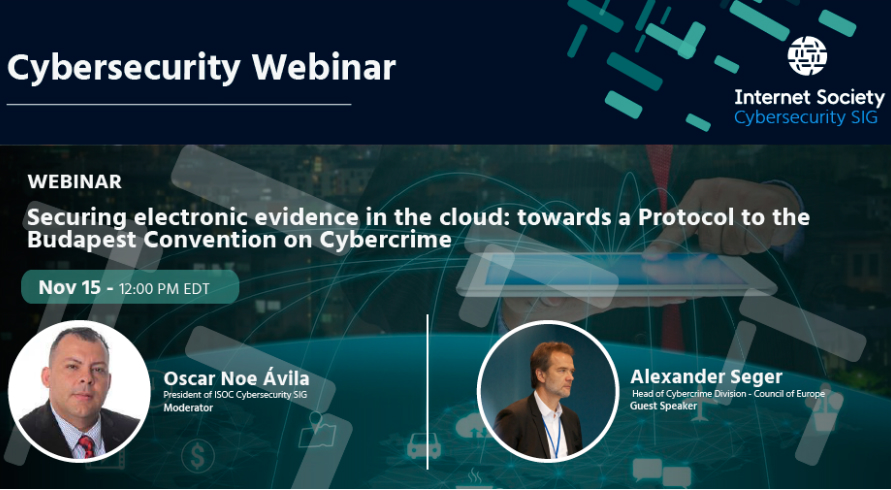 Webinar: Securing electronic evidence in the cloud: towards a Protocol to Budapest Convention on Cybercrime