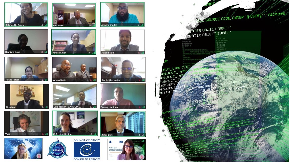 Octopus Project: Series of online workshops on cybercrime legislation and electronic evidence in the Caribbean region kicked off with Trinidad and Tobago