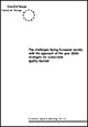 The challenges facing European society with the approach of the year 2000: strategies for sustainable quality tourism