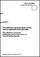 The challenges facing European society with the approach of the year 2000: the outlook for sustainable development and its implications on regional/spatial planning