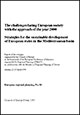 The challenges facing European society with the approach of the year 2000: strategies for the sustainable development of European states in the Mediterranean basin (Athen, Greece, 25-27 April 1996)