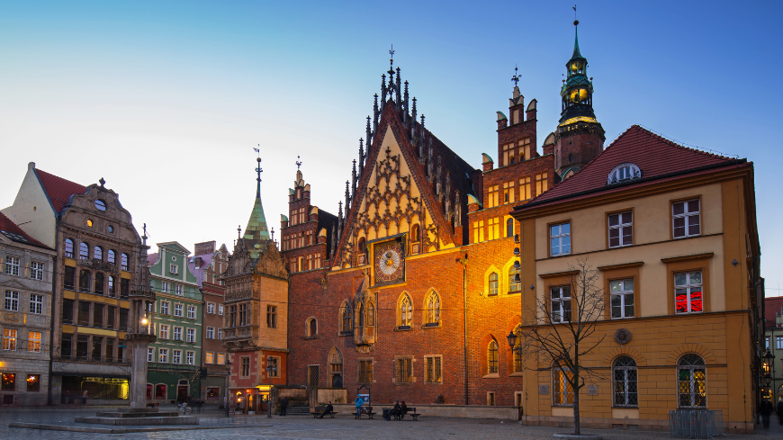 Ancien hôtel de ville, Wroclaw, Pologne