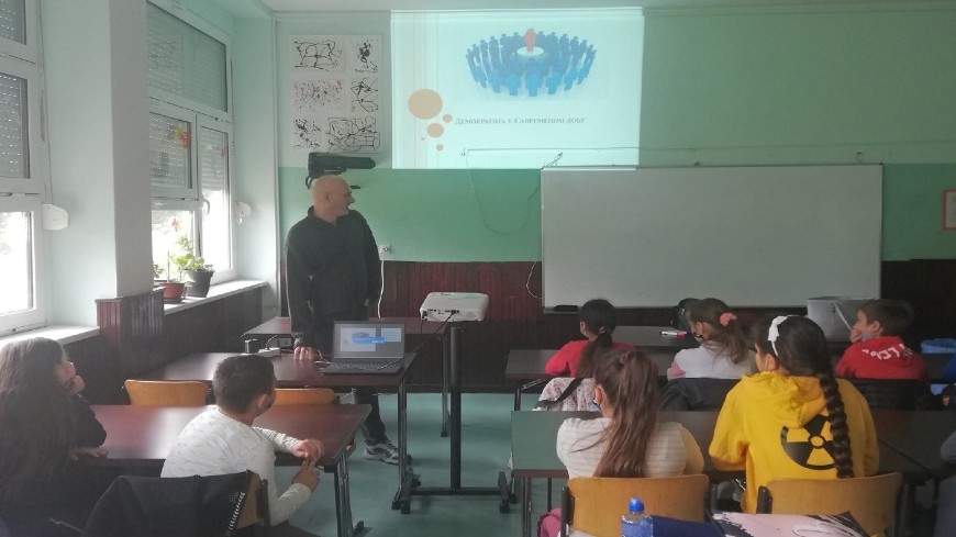 Democratic School Day in the primary school Paja Jovanovic in Vrsac