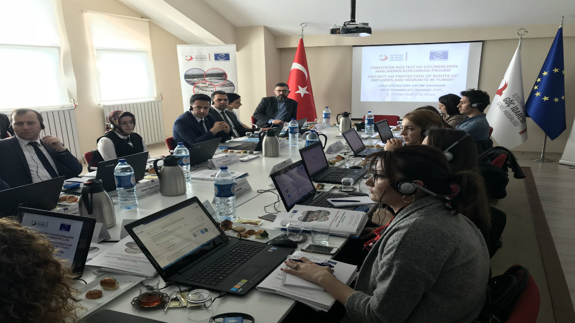 A regional HELP Training-of-Trainers (ToT) session was organised in Ankara  on 5-6 April 2018 - News