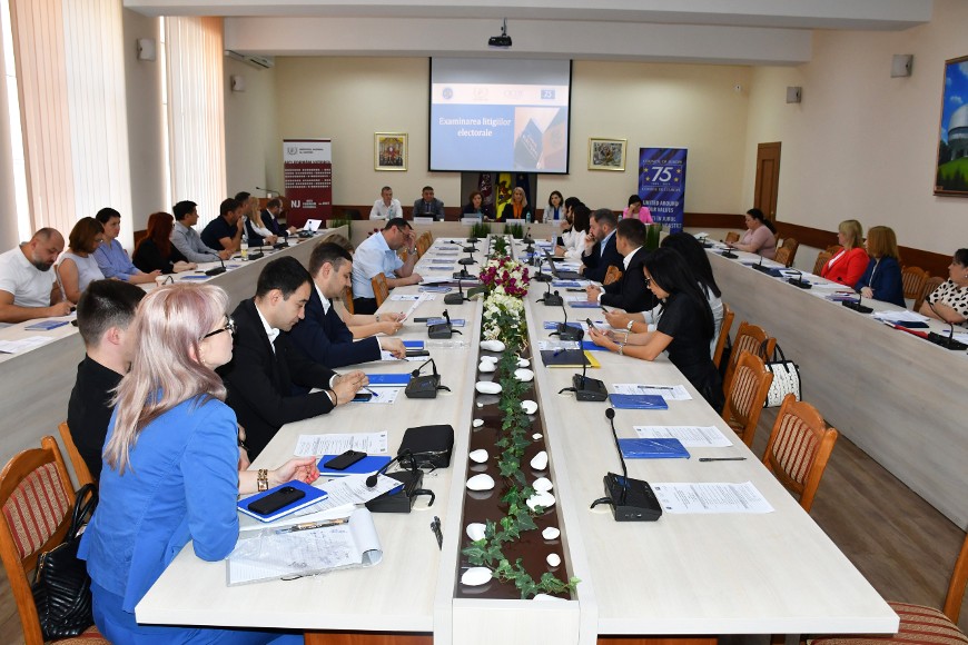 Instruire privind soluționarea litigiilor electorale pentru magistrați înainte de 2024 alegerile prezidențiale din Republica Moldova din 2024